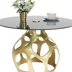 Tische|KARE Design Tisch Volcano Gold O120Cm