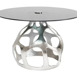 Tische|KARE Design Tisch Volcano Silber O120Cm