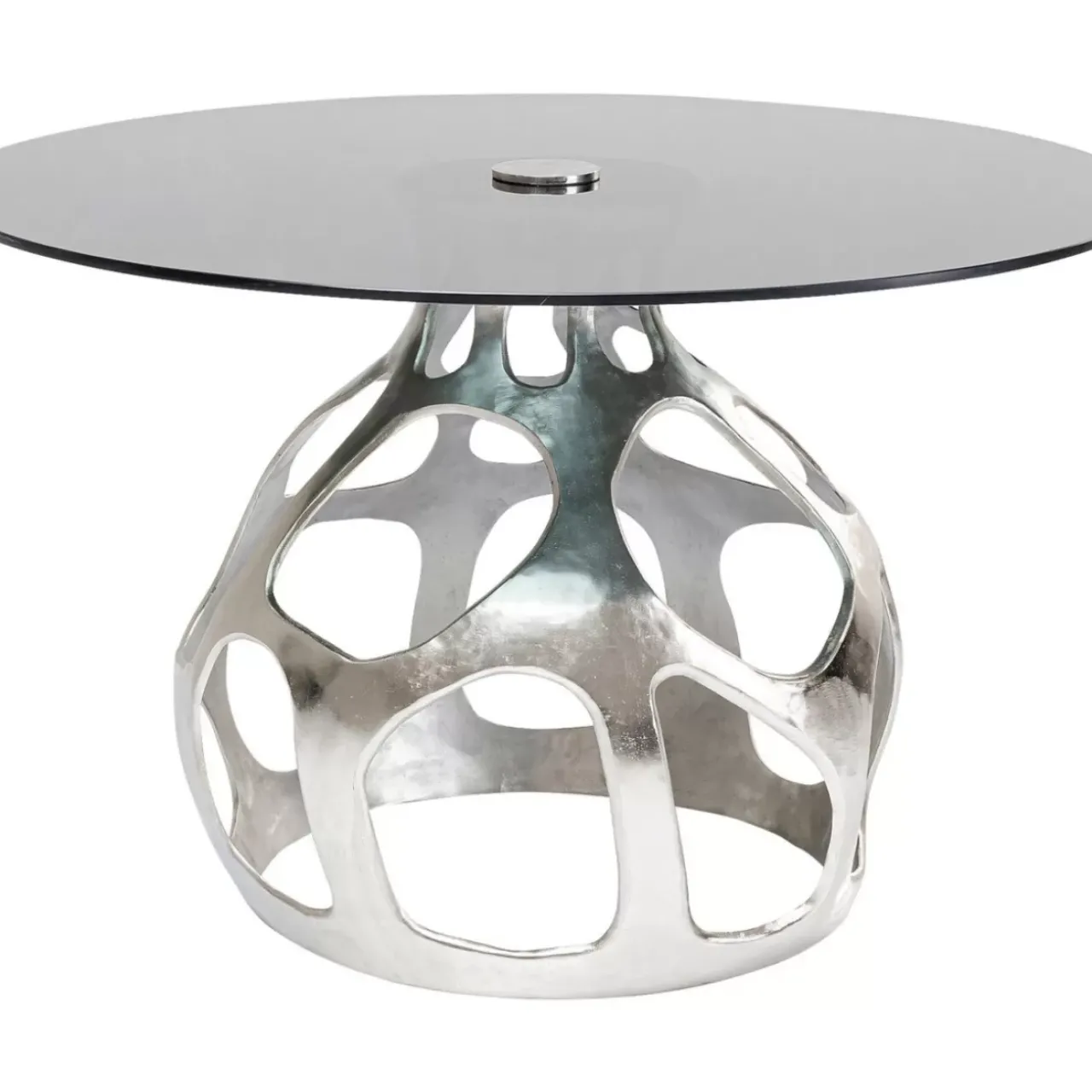 Tische|KARE Design Tisch Volcano Silber O120Cm