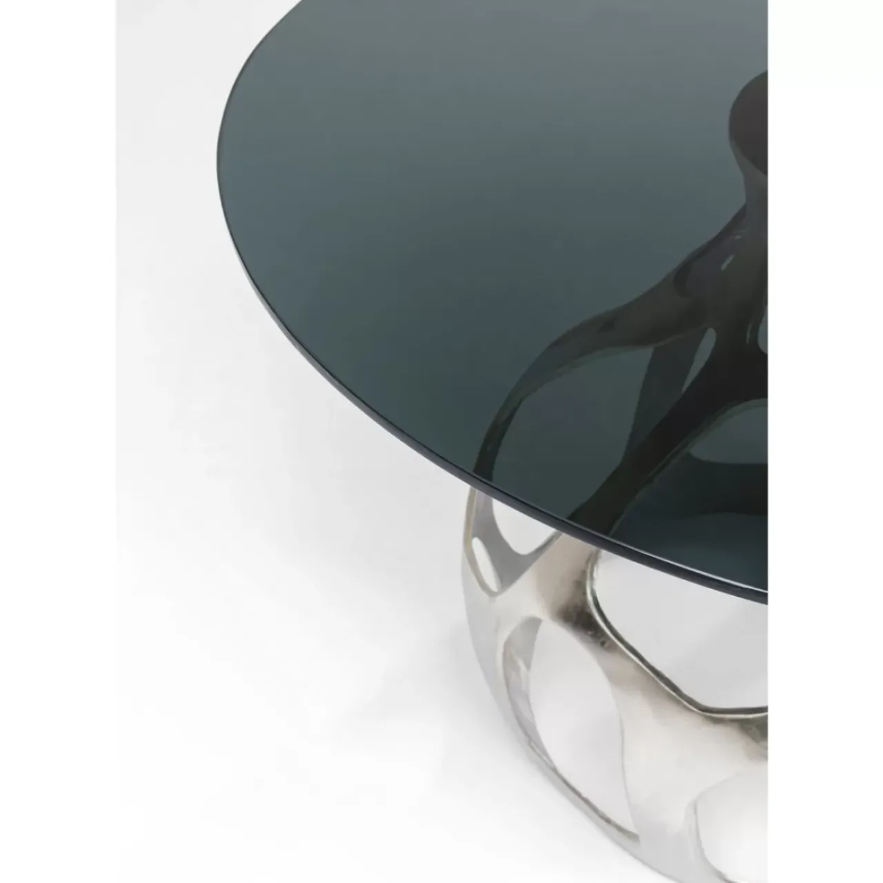 Tische|KARE Design Tisch Volcano Silber O120Cm