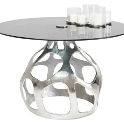 Tische|KARE Design Tisch Volcano Silber O120Cm