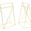 Tische|KARE Design Tischbock Polar Messing Matt (Paar) 31X49