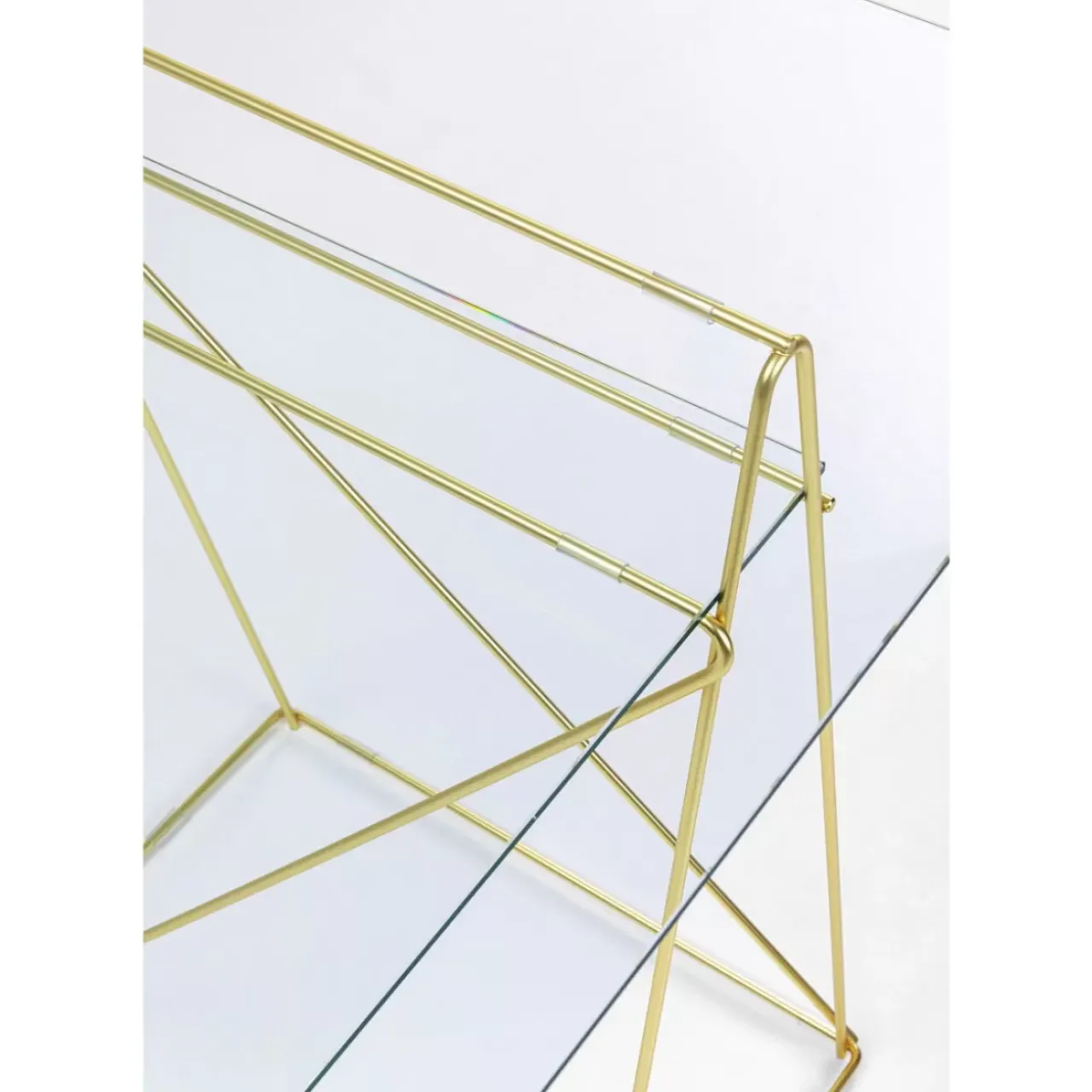 Tische|KARE Design Tischbock Polar Messing Matt (Paar) 31X49