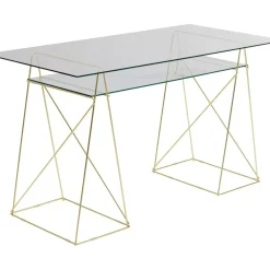 Tische|KARE Design Tischbock Polar Messing Matt (Paar) 31X49