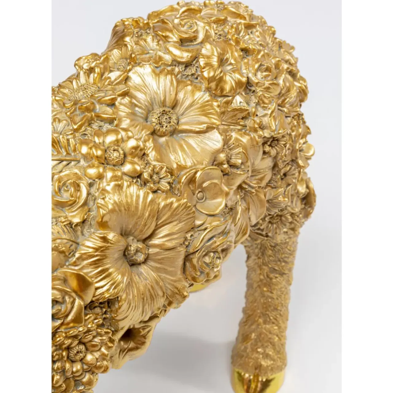 Tischleuchten|KARE Design Tischleuchte Animal Flower Sheep Gold 36Cm