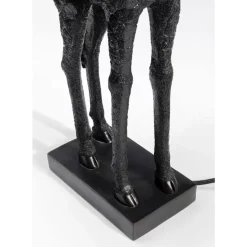 Tischleuchten|KARE Design Tischleuchte Animal Giraffe Matt Schwarz