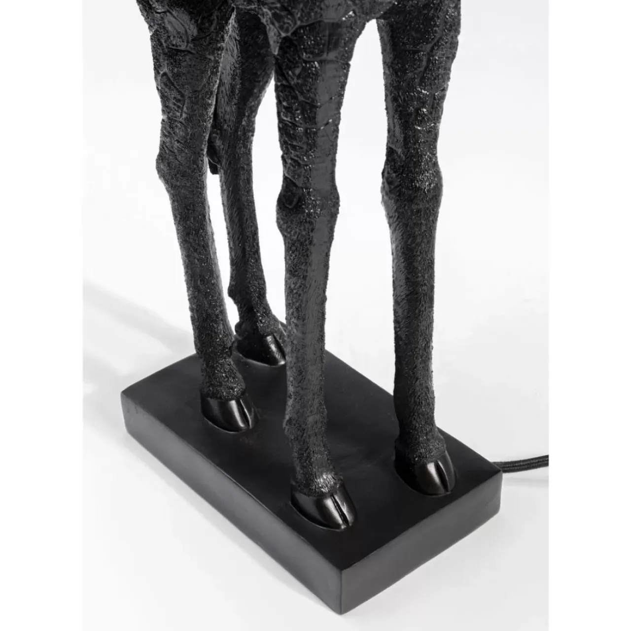 Tischleuchten|KARE Design Tischleuchte Animal Giraffe Matt Schwarz