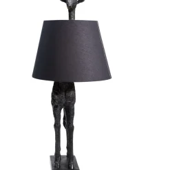 Tischleuchten|KARE Design Tischleuchte Animal Giraffe Matt Schwarz