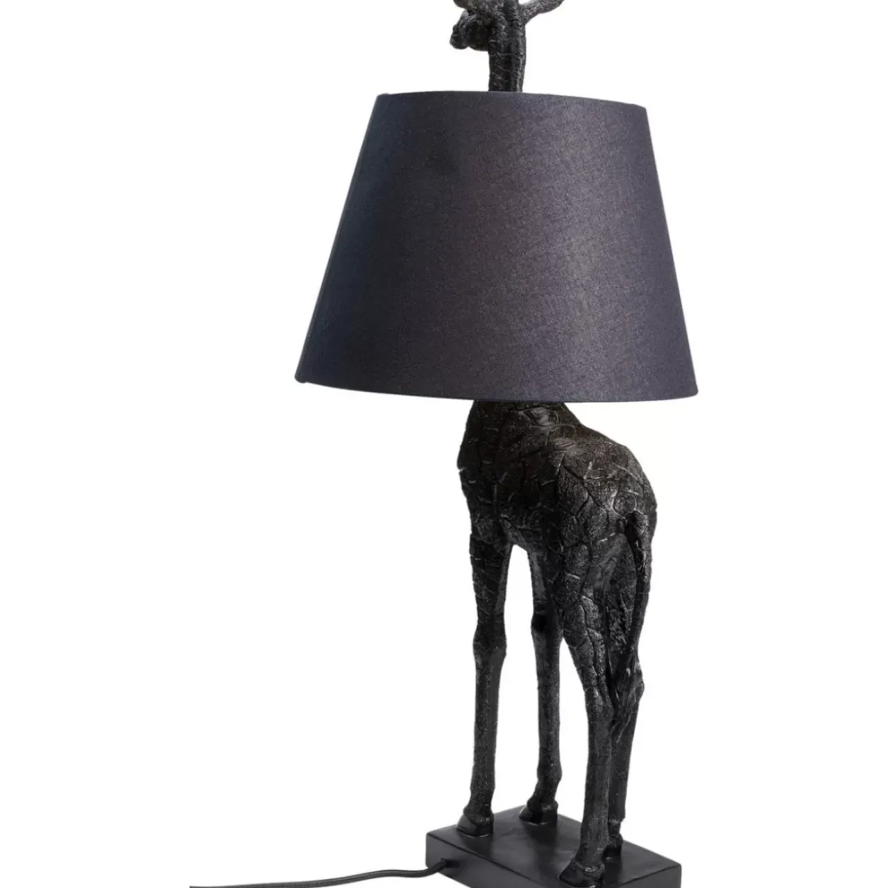 Tischleuchten|KARE Design Tischleuchte Animal Giraffe Matt Schwarz