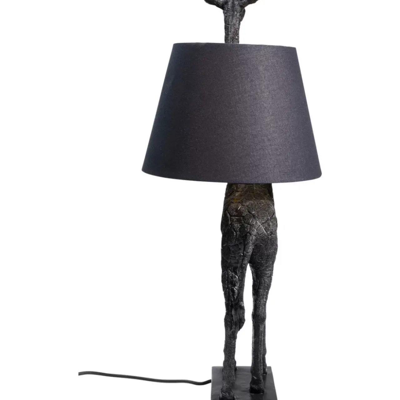 Tischleuchten|KARE Design Tischleuchte Animal Giraffe Matt Schwarz