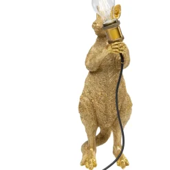 Tischleuchten|KARE Design Tischleuchte Animal Kangaroo Gold 46Cm