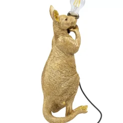 Tischleuchten|KARE Design Tischleuchte Animal Kangaroo Gold 46Cm