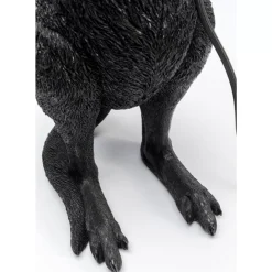 Tischleuchten|KARE Design Tischleuchte Animal Kangaroo Schwarz Matt 46Cm
