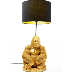Tischleuchten|KARE Design Tischleuchte Animal Monkey Gorilla Gold
