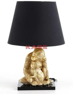 Tischleuchten|KARE Design Tischleuchte Animal Monkey Love Hug Gold 50Cm