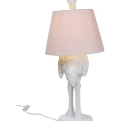 Tischleuchten|KARE Design Tischleuchte Animal Ostrich Weis 66Cm