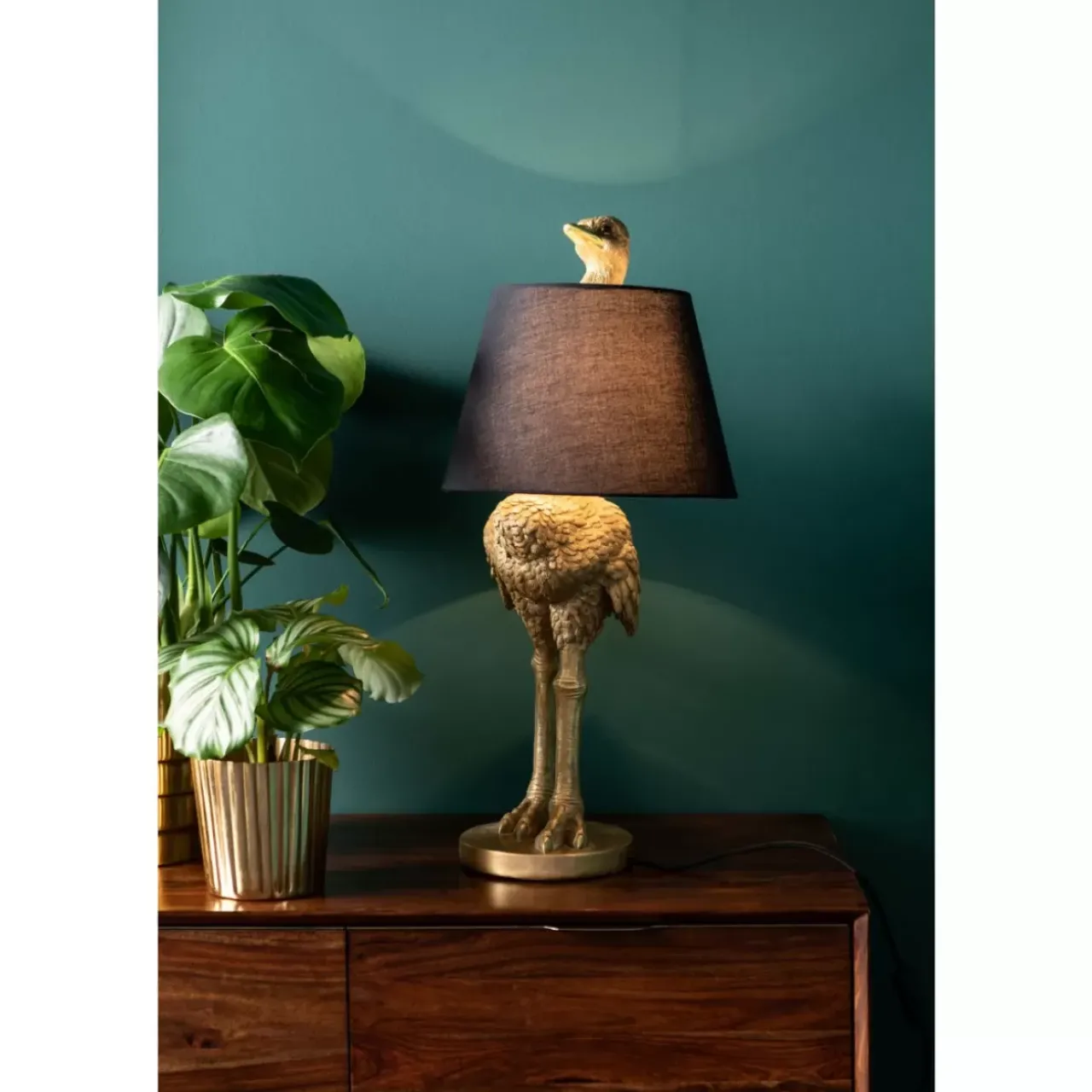 Tischleuchten|KARE Design Tischleuchte Animal Ostrich