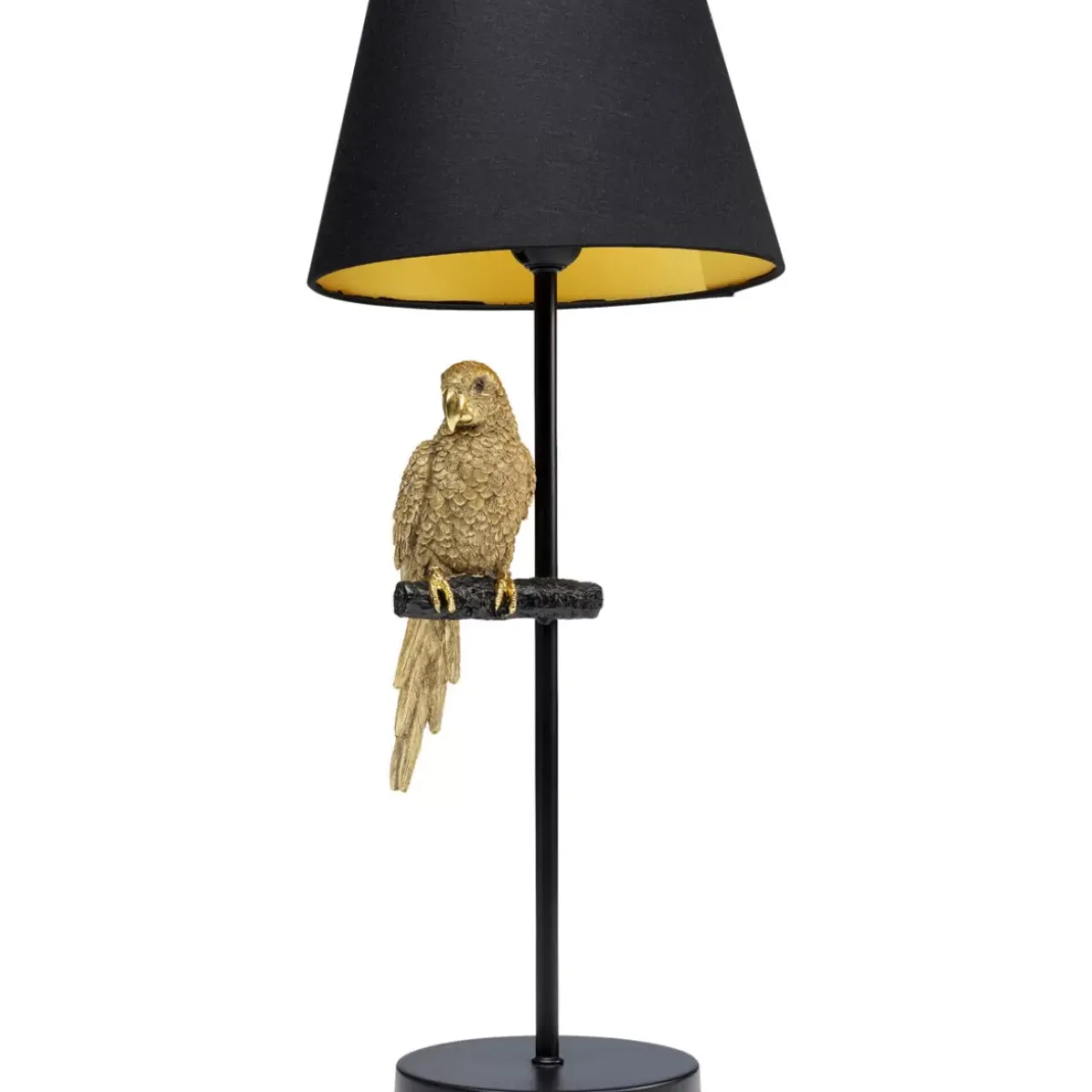 Tischleuchten|KARE Design Tischleuchte Animal Parrot Gold 56Cm