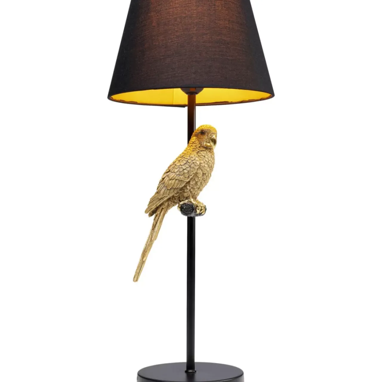 Tischleuchten|KARE Design Tischleuchte Animal Parrot Gold 56Cm