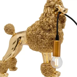 Tischleuchten|KARE Design Tischleuchte Animal Poodle Gold 32Cm
