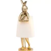 Tischleuchten|KARE Design Tischleuchte Animal Rabbit Gold 68Cm