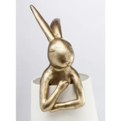 Tischleuchten|KARE Design Tischleuchte Animal Rabbit Gold 68Cm