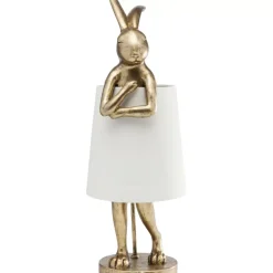 Tischleuchten|KARE Design Tischleuchte Animal Rabbit Gold 68Cm