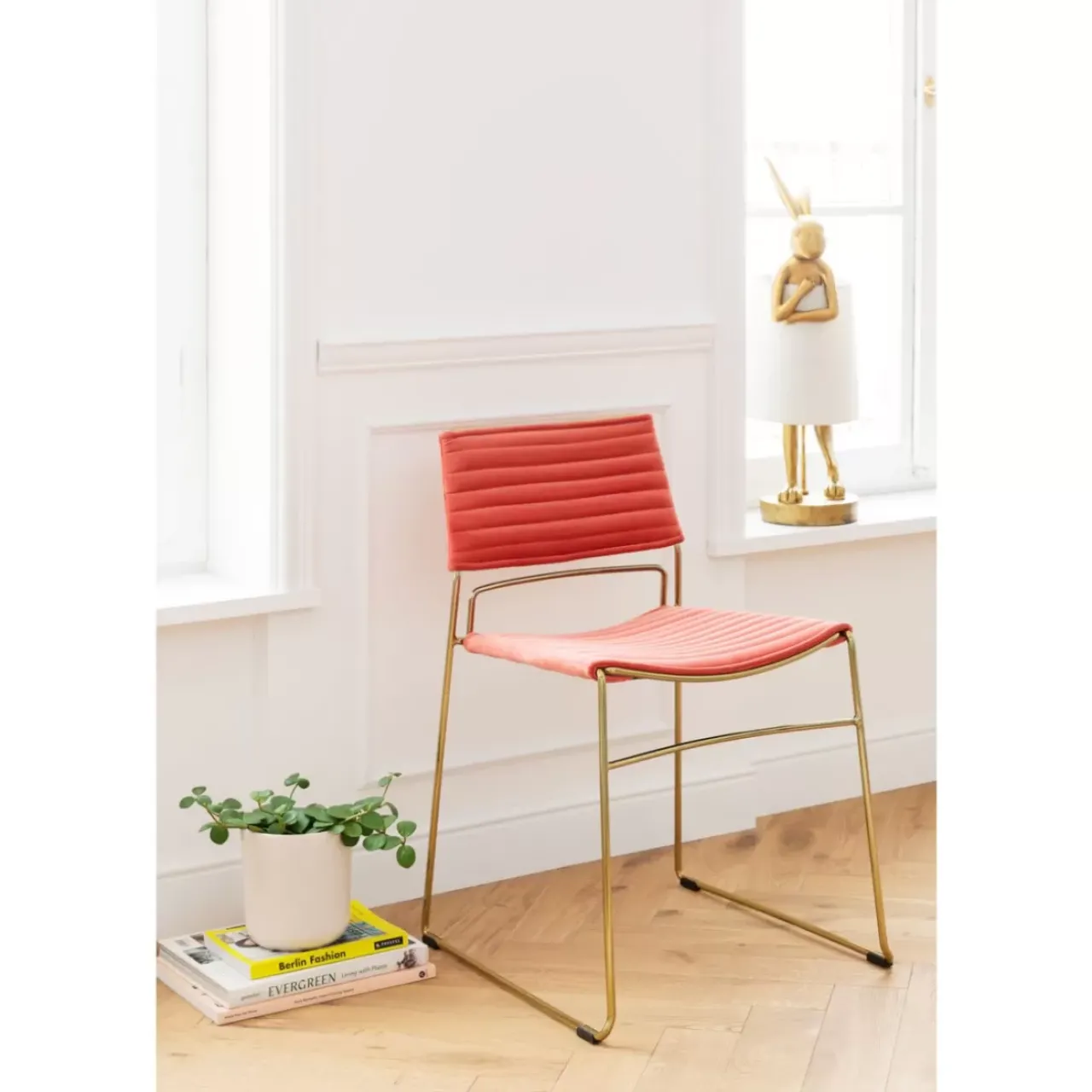 Tischleuchten|KARE Design Tischleuchte Animal Rabbit Gold 68Cm