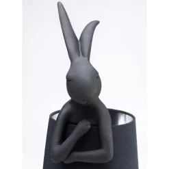 Tischleuchten|KARE Design Tischleuchte Animal Rabbit Matt Schwarz 68Cm