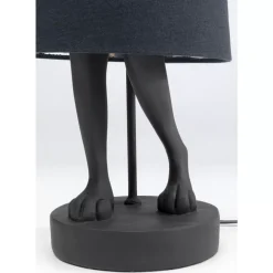 Tischleuchten|KARE Design Tischleuchte Animal Rabbit Matt Schwarz 68Cm
