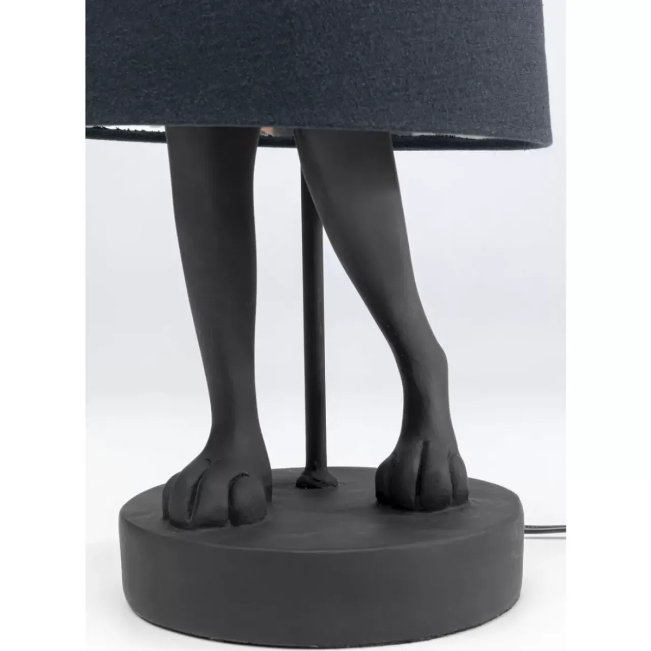 Tischleuchten|KARE Design Tischleuchte Animal Rabbit Matt Schwarz 68Cm