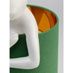 Tischleuchten|KARE Design Tischleuchte Animal Rabbit Weis/Grun 68Cm