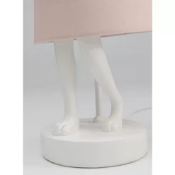 Tischleuchten|KARE Design Tischleuchte Animal Rabbit Weis/Rosa 50Cm