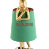 Tischleuchten|KARE Design Tischleuchte Animal Rabbit Gold/Grun 68Cm