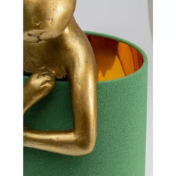 Tischleuchten|KARE Design Tischleuchte Animal Rabbit Gold/Grun 68Cm