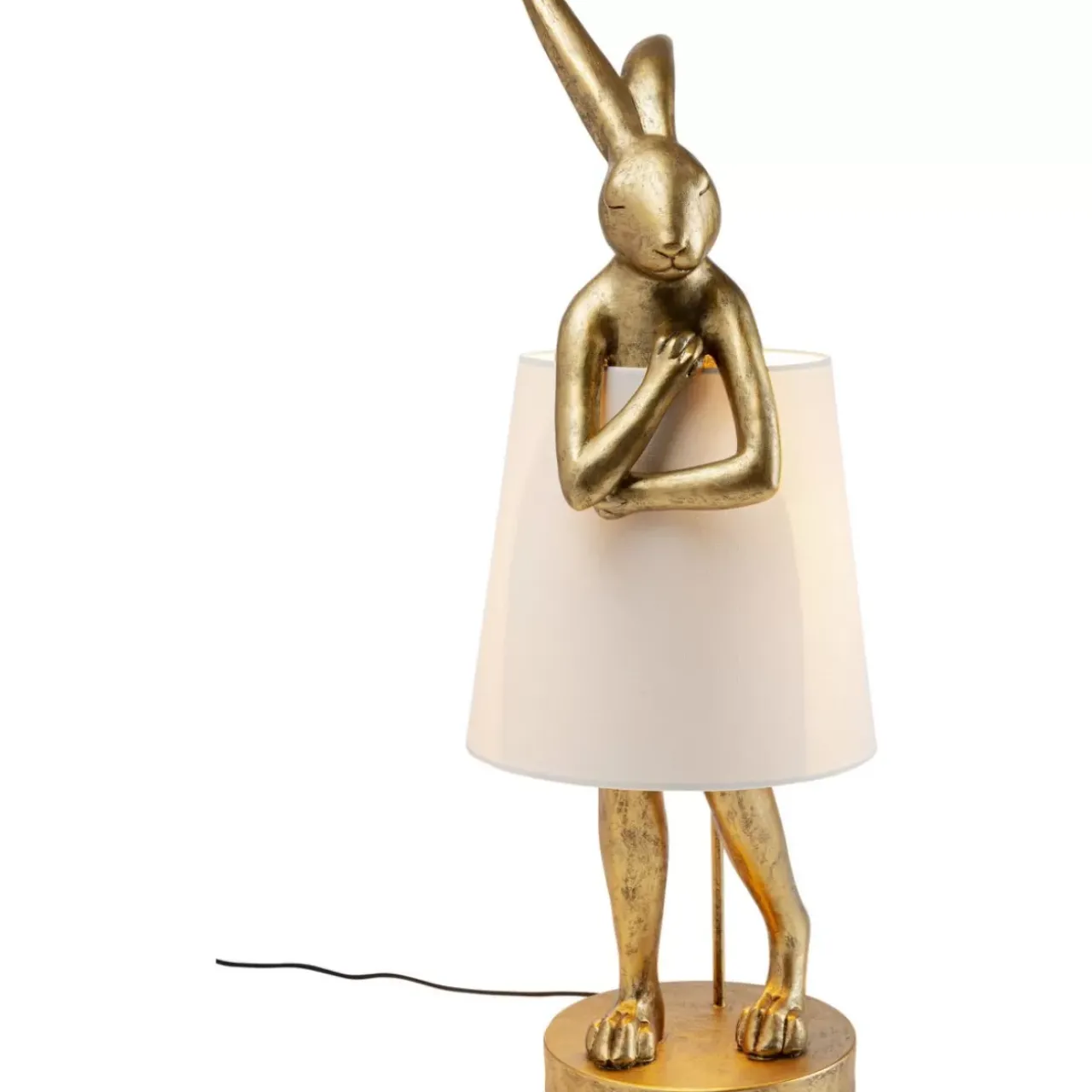 Tischleuchten|KARE Design Tischleuchte Animal Rabbit Gold 88