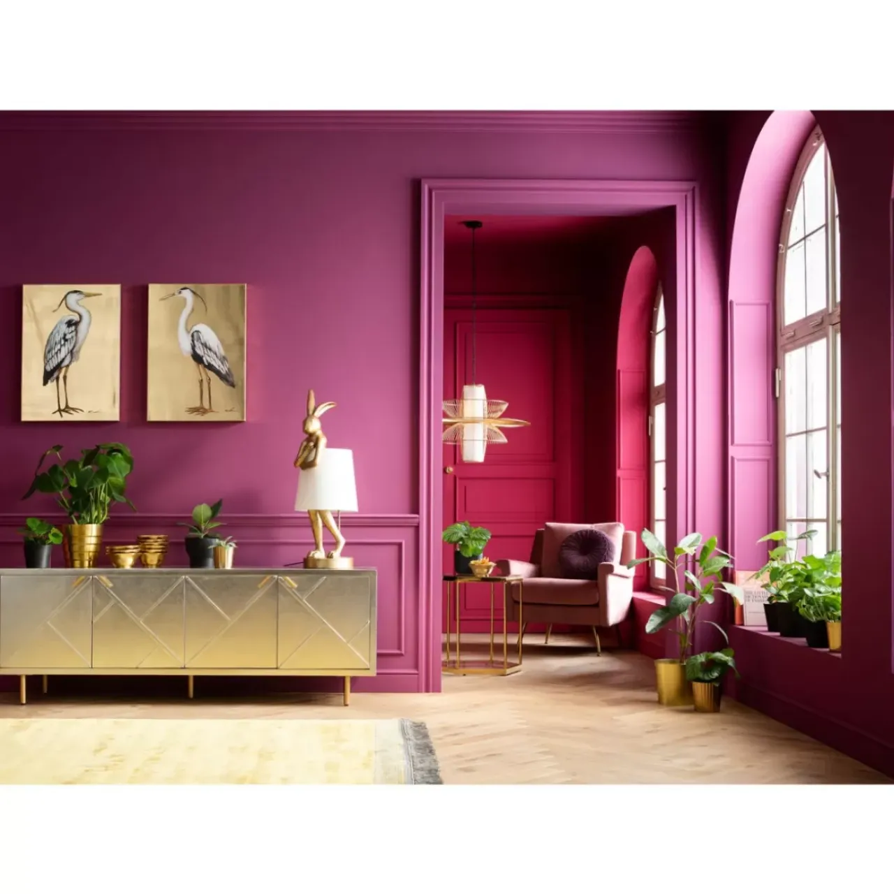 Tischleuchten|KARE Design Tischleuchte Animal Rabbit Gold 88