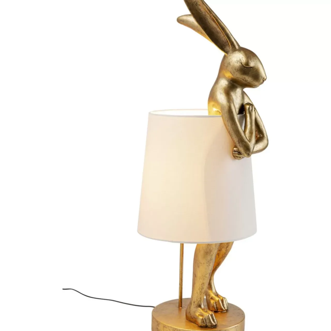 Tischleuchten|KARE Design Tischleuchte Animal Rabbit Gold 88