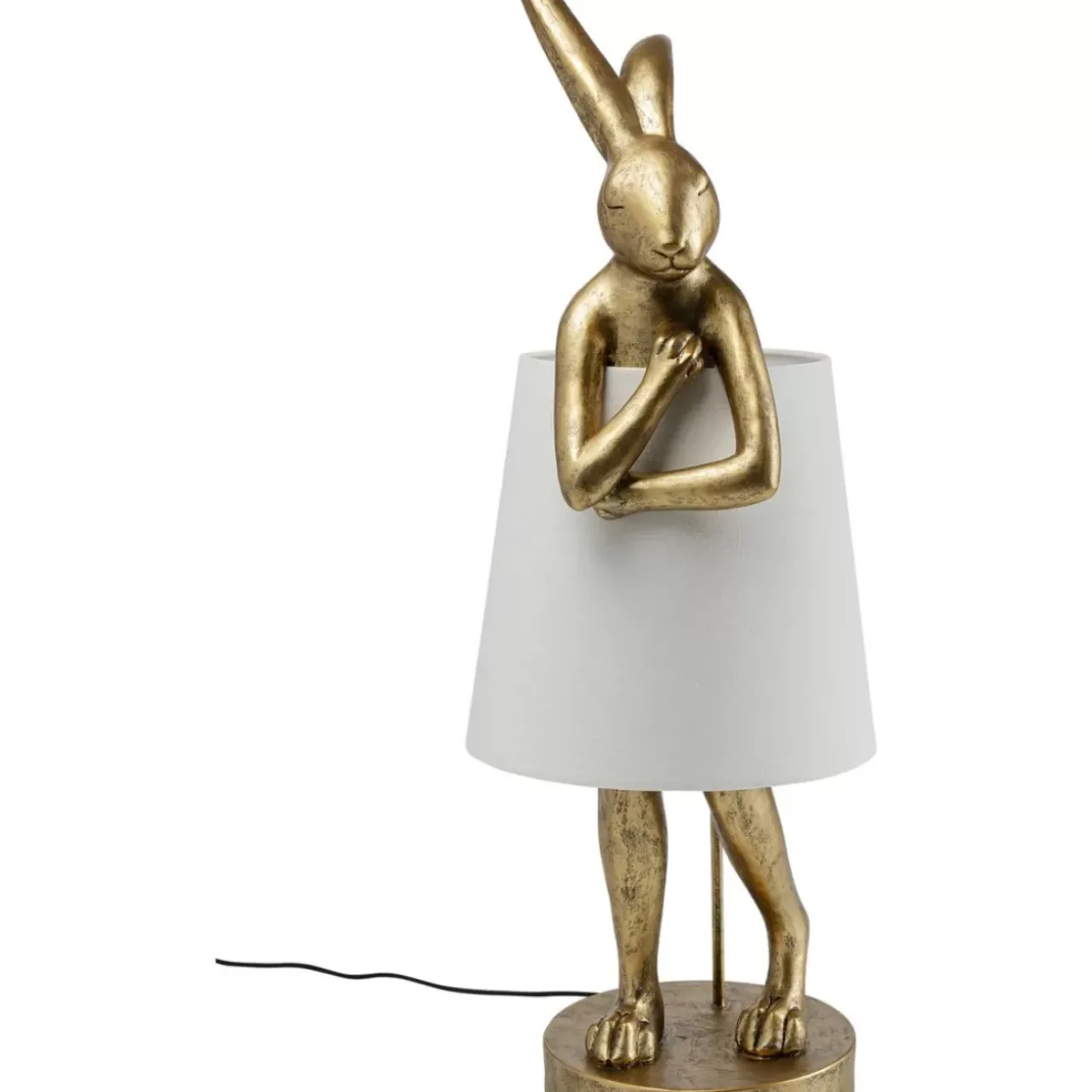 Tischleuchten|KARE Design Tischleuchte Animal Rabbit Gold 88