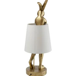 Tischleuchten|KARE Design Tischleuchte Animal Rabbit Gold 88