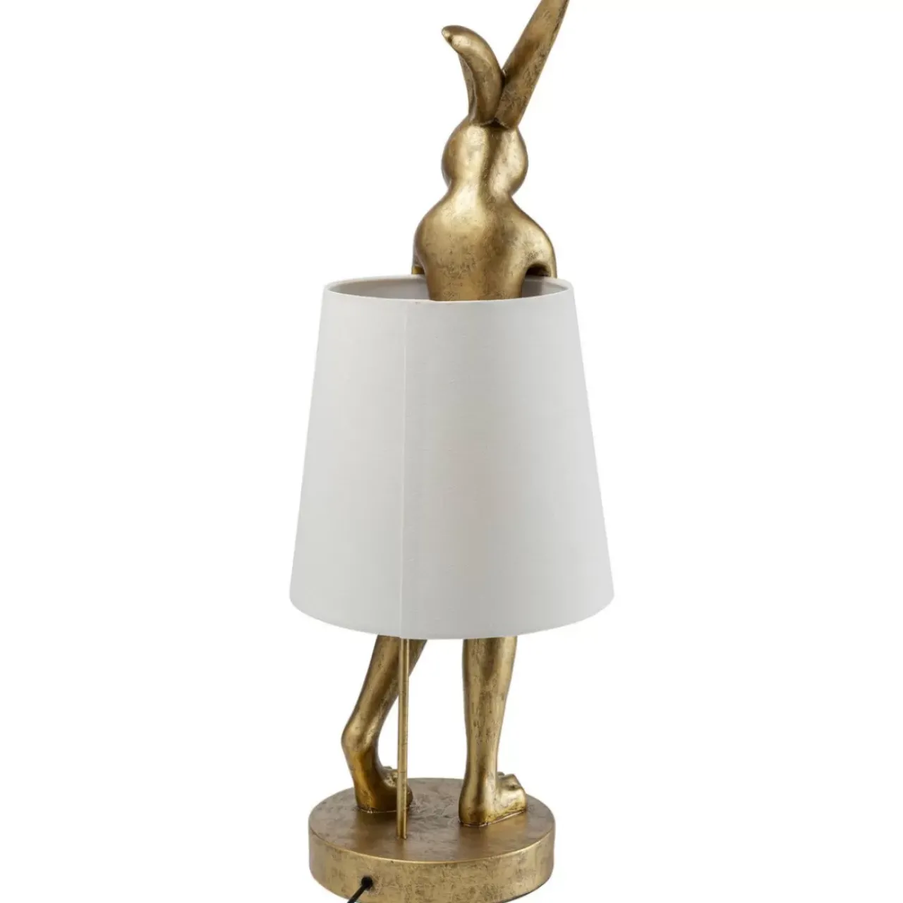 Tischleuchten|KARE Design Tischleuchte Animal Rabbit Gold 88