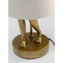 Tischleuchten|KARE Design Tischleuchte Animal Rabbit Gold/Weis 50Cm