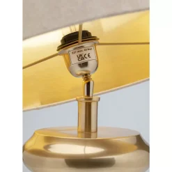 Tischleuchten|KARE Design Tischleuchte Barock Gold Beige 49Cm