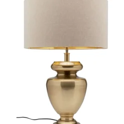 Tischleuchten|KARE Design Tischleuchte Barock Gold Beige 49Cm