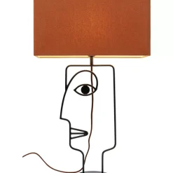 Tischleuchten|KARE Design Tischleuchte Face Wire Orange