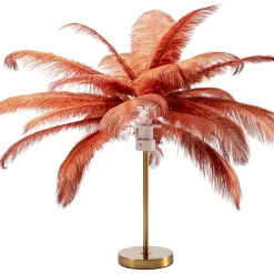 Tischleuchten|KARE Design Tischleuchte Feather Palm Rusty Red 60Cm