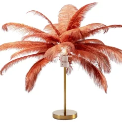 Tischleuchten|KARE Design Tischleuchte Feather Palm Rusty Red 60Cm