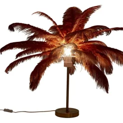 Tischleuchten|KARE Design Tischleuchte Feather Palm Rusty Red 60Cm