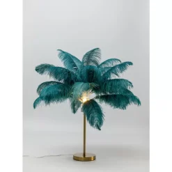 Tischleuchten|KARE Design Tischleuchte Feather Palm Grun 60Cm