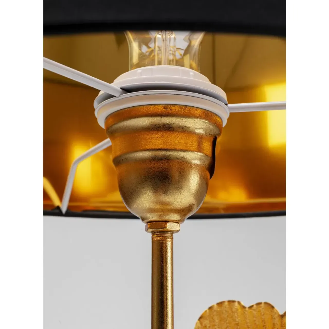 Tischleuchten|KARE Design Tischleuchte Flores Gold